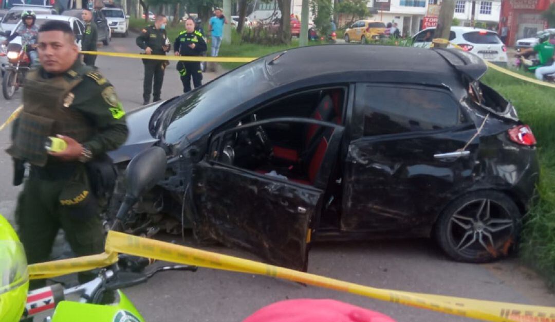 El siniestro se presentó a la altura del barrio El Rodeo, en jurisdicción del municipio de Turbaco en Bolívar