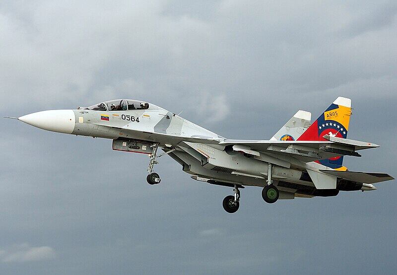 Avión Sukhoi SU 30 venezolano / Foto: Archivo