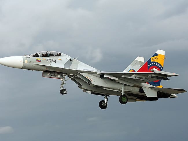 Avión Sukhoi SU 30 venezolano / Foto: Archivo