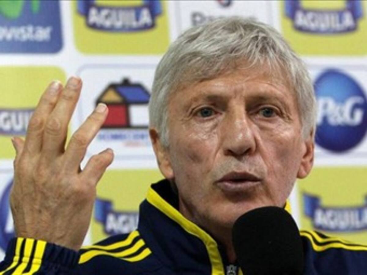 Pékerman no confirmó la alineación titular de Colombia ante Uruguay