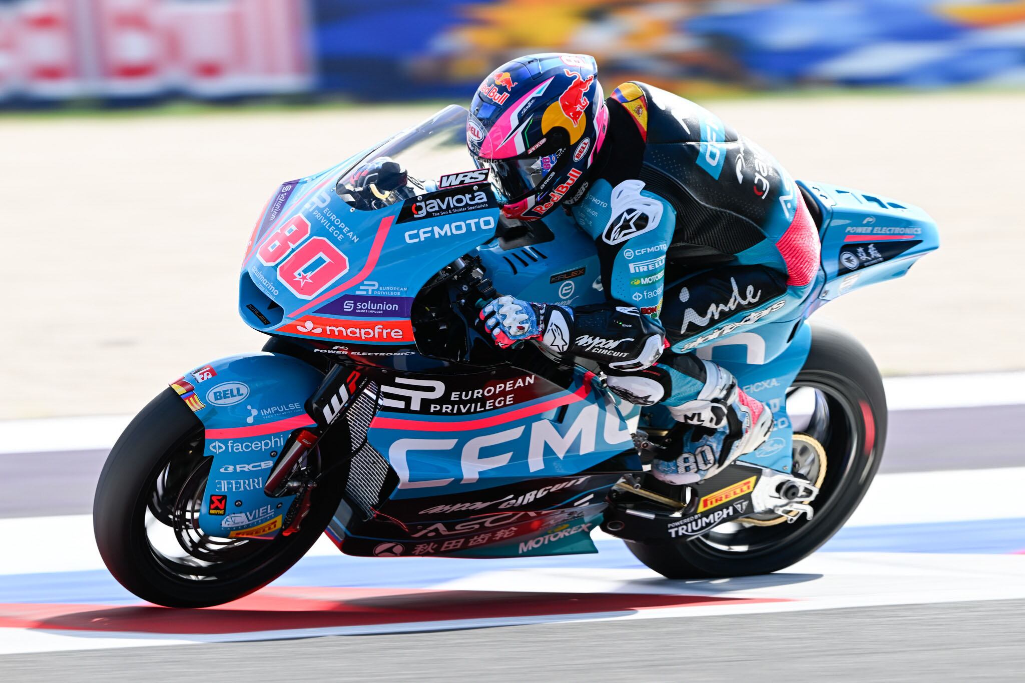 David Alonso durante su participación en el Gran Premio de San Marino. (Photo by Gold & Goose Photography/Getty Images)