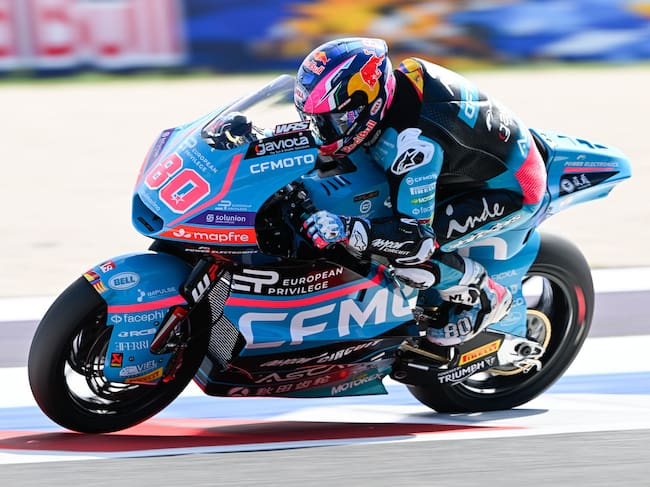 David Alonso durante su participación en el Gran Premio de San Marino. (Photo by Gold & Goose Photography/Getty Images)