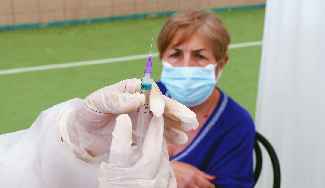 Campaña de vacunación con Sinovac