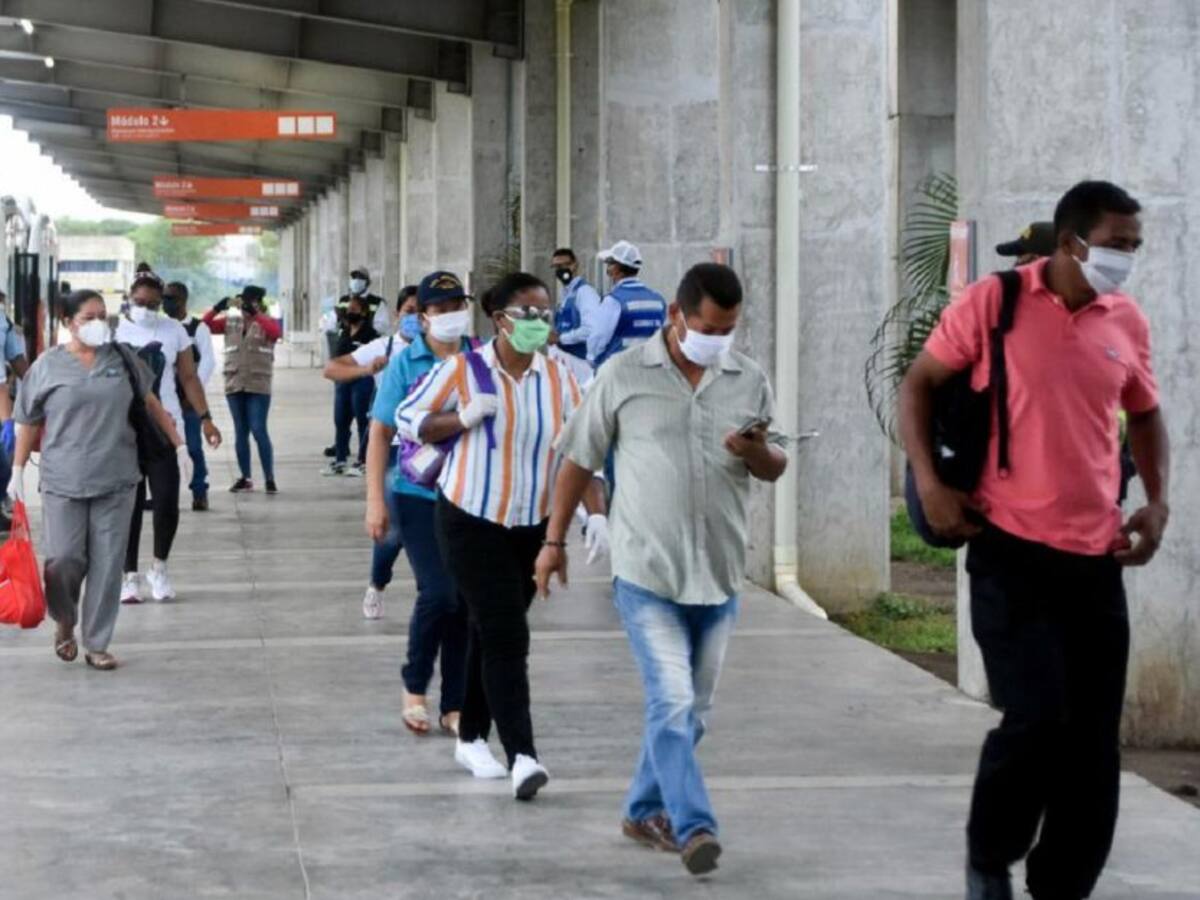 Transcaribe registró número más alto de pasajeros diarios tras la pandemia