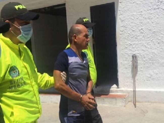 El 'Monstruo de La Sierrita', cuando era ingresado a la Penitenciaría El Bosque, en Barranquilla.