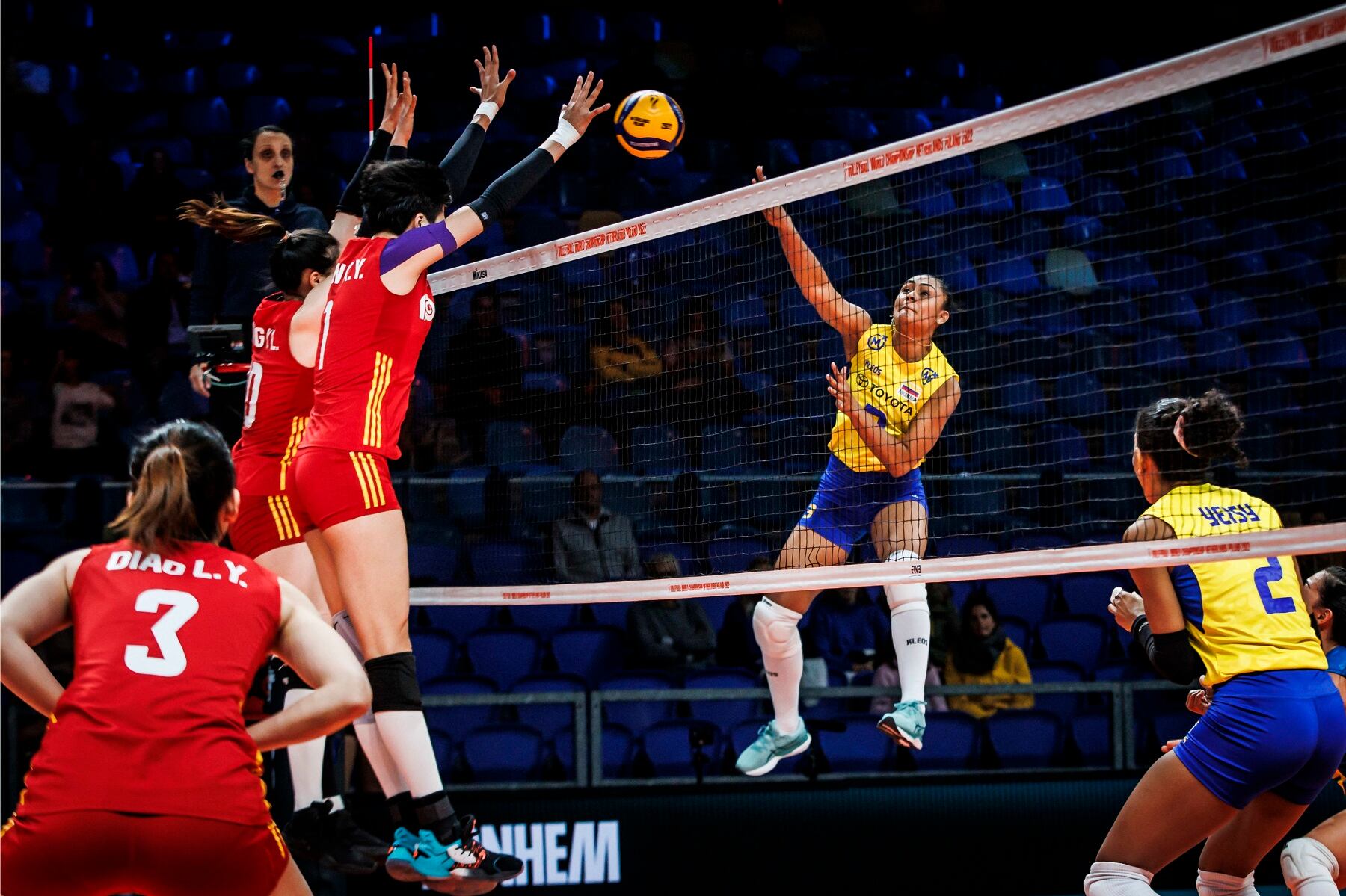 Colombia vs. China por la fecha 2 de la fase de grupos del Mundial / Foto: Volleyball World