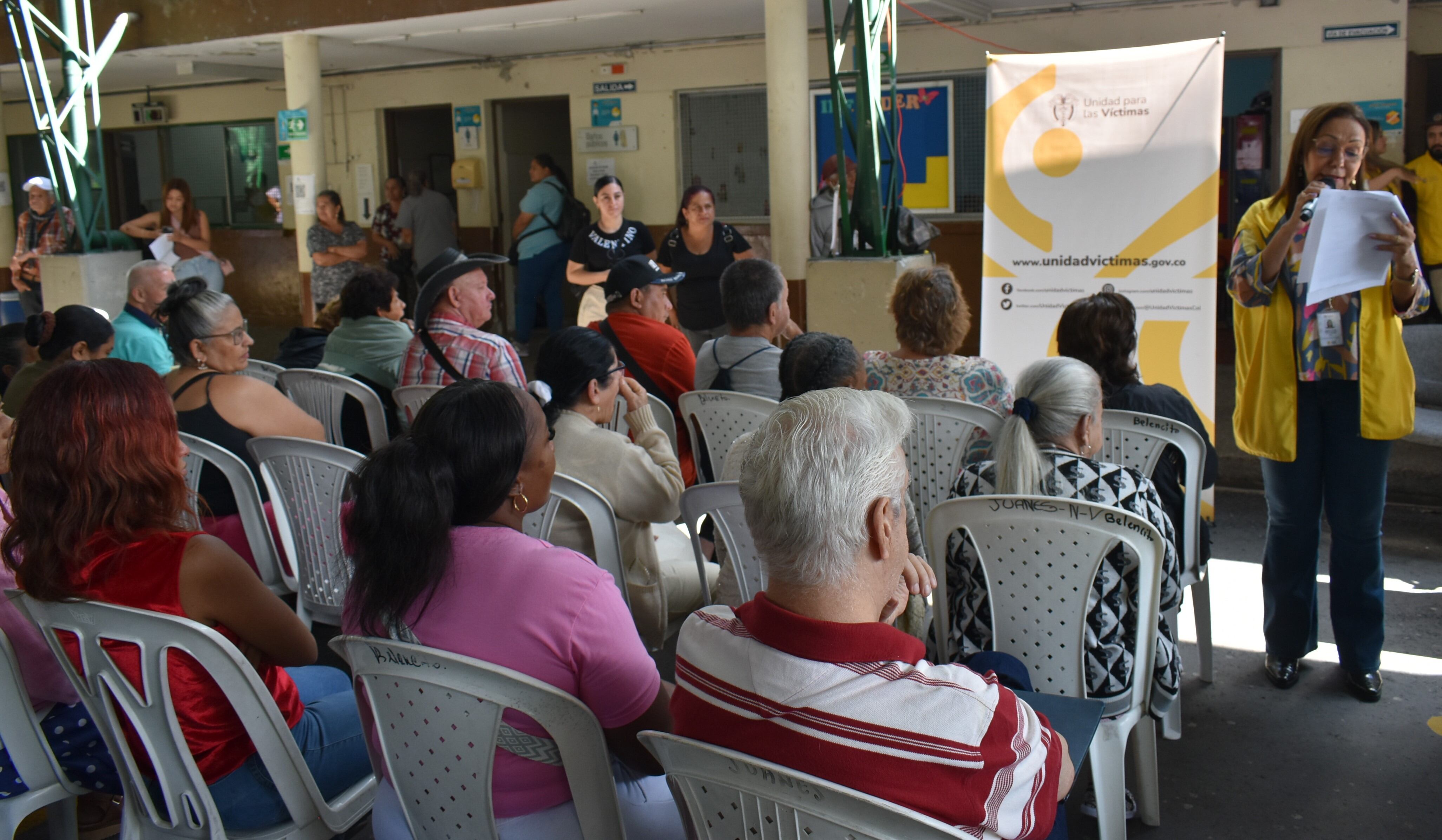 Entrega de reparación a víctimas en Antioquia. Foto: Unidad de Reparación a Víctimas