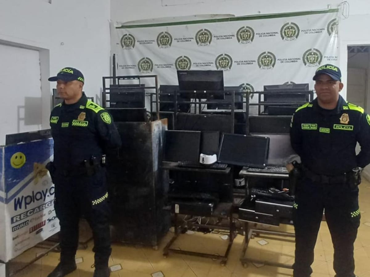 Policía golpea red de apuestas ilegales en Magdalena y decomisa equipos por más de $33 millones
