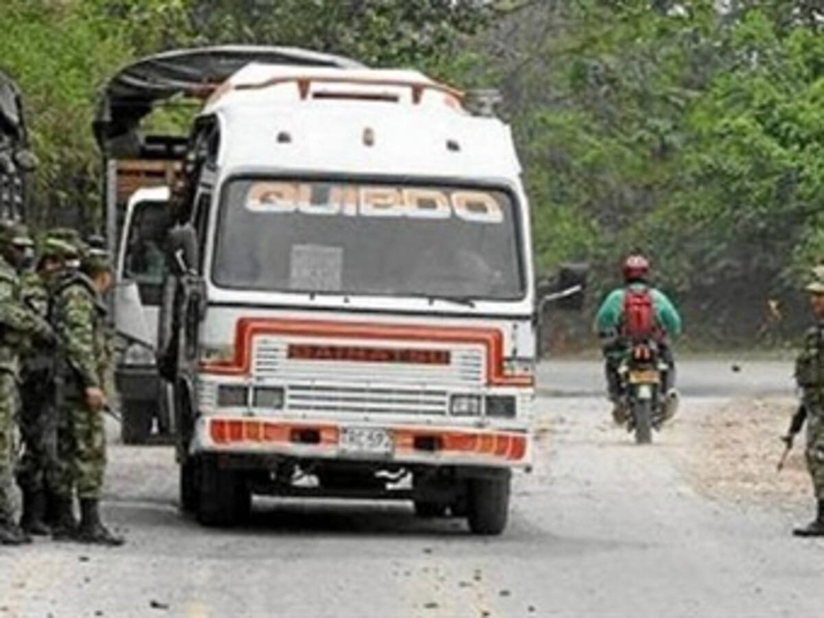 Este sábado se levanta el paro armado de las Farc en Chocó