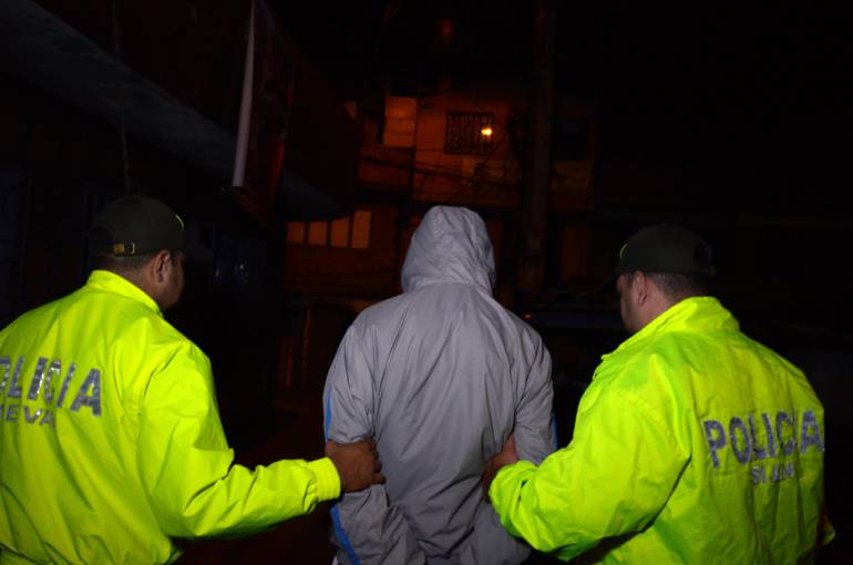 Policía capturó a 8 delincuentes en el municipio de Caldas. 