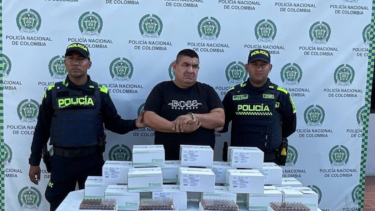 Capturan a hombre con 2.000 ampollas de fentanilo en Maicao, La Guajira