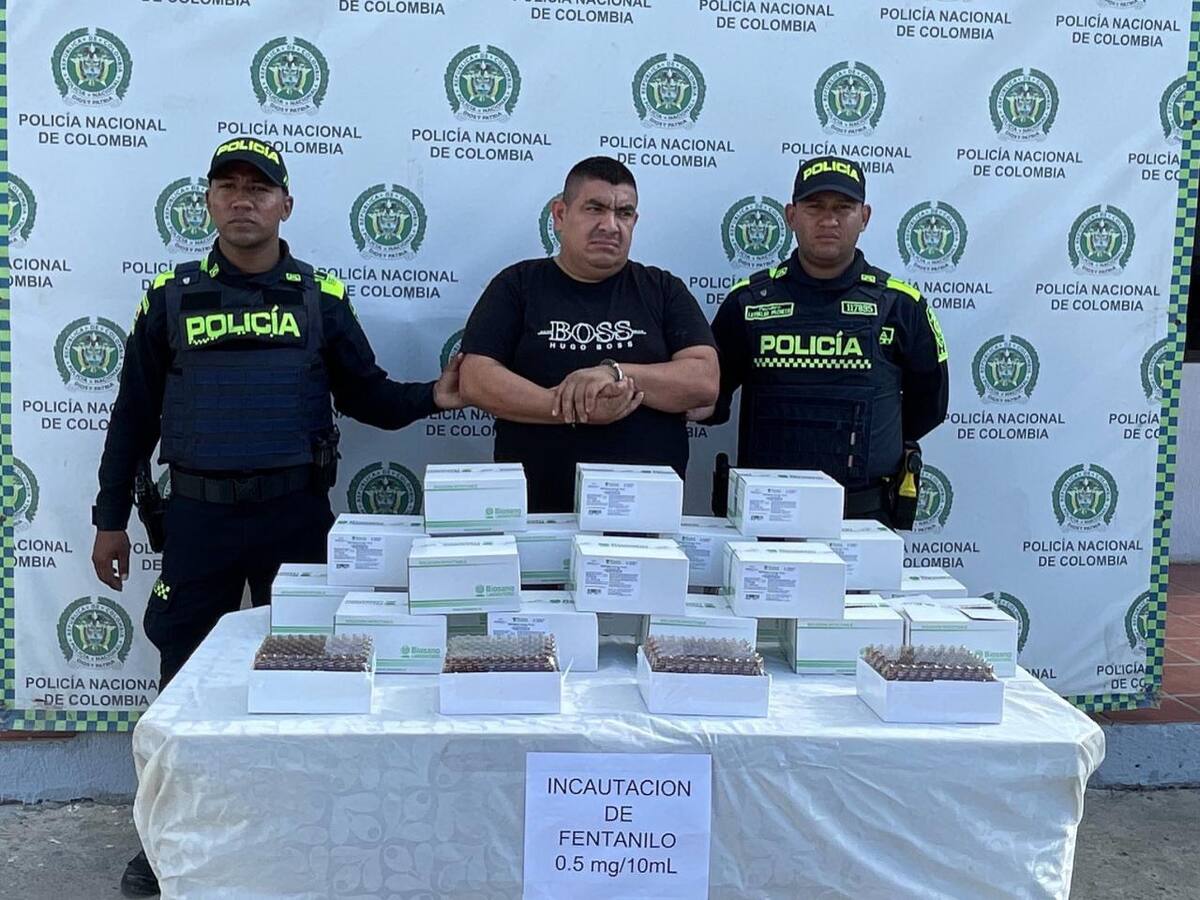 Capturan a hombre con 2.000 ampollas de fentanilo en Maicao, La Guajira