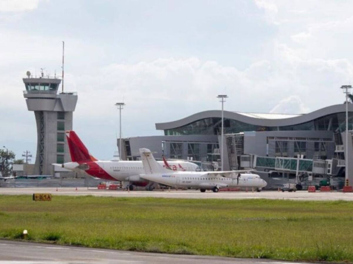 Oferta mensual del Aeropuerto Matecaña de Pereira aumentó en un 44 %