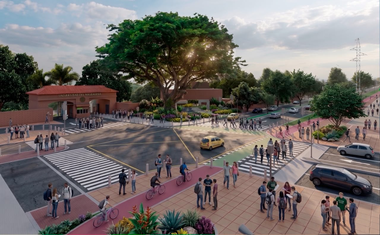 Inicia construcción en Santa Marta de la vía a la Universidad “Camino al Río”/ Alcaldía de Santa Marta.