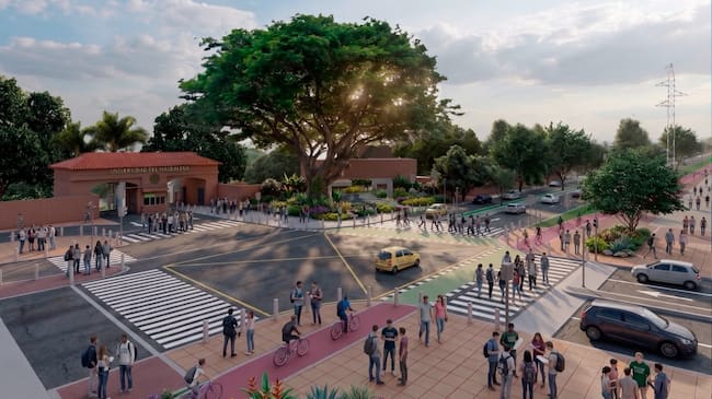 Inicia construcción en Santa Marta de la vía a la Universidad “Camino al Río”/ Alcaldía de Santa Marta.