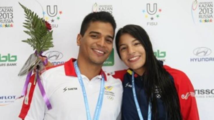 Con tres medallas de oro regresaron colombianos de mundial de natación con aletas