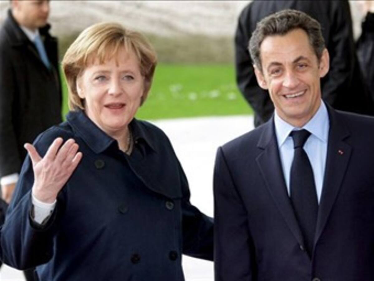 Sarkozy y Merkel proponen instaurar 'verdadero' gobierno económico en eurozona