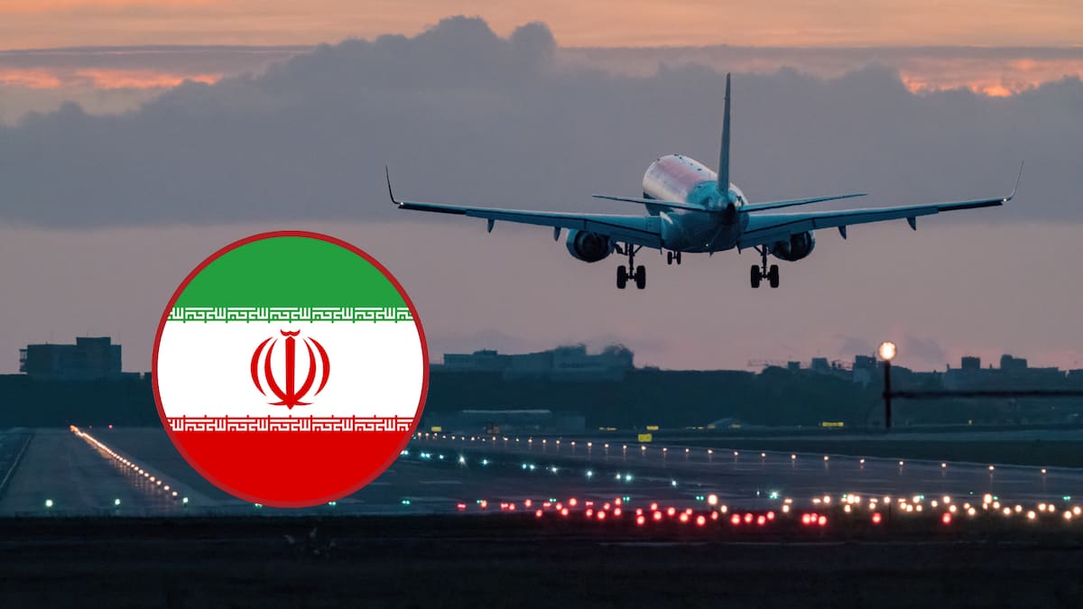 Irán cerró su espacio aéreo durante dos horas, según páginas de rastreo de vuelos