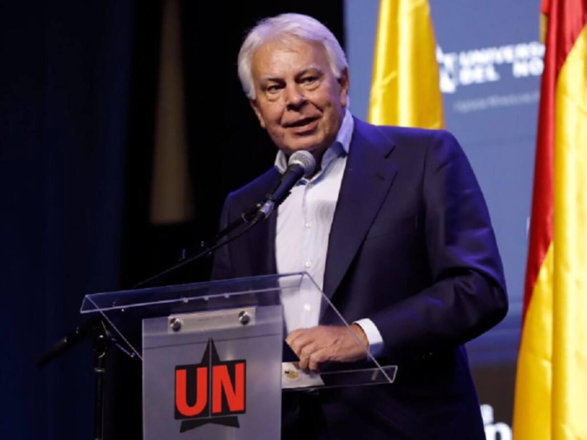 "Colombia debe blindarse contra la tiranía": Felipe González