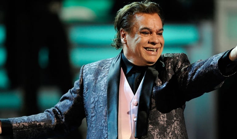 El cantante Juan Gabriel