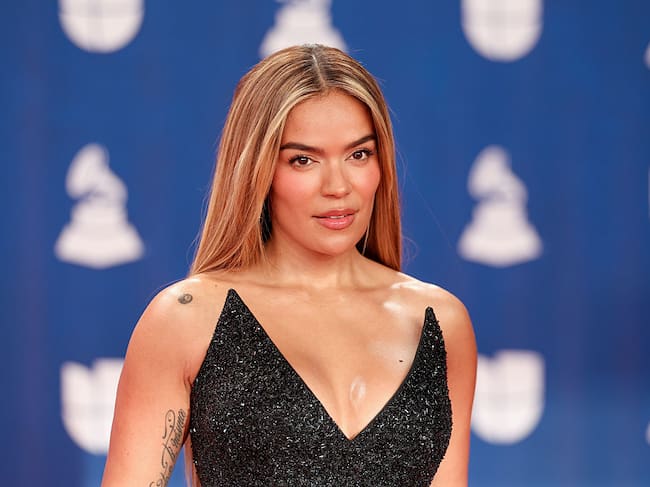 Karol G at the 26th Annual Latin GRAMMY Awards held at the MGM Grand Garden Arena on November 13, 2025 in Las Vegas, Nevada. (Photo by Christopher Polk/Billboard via Getty Images)