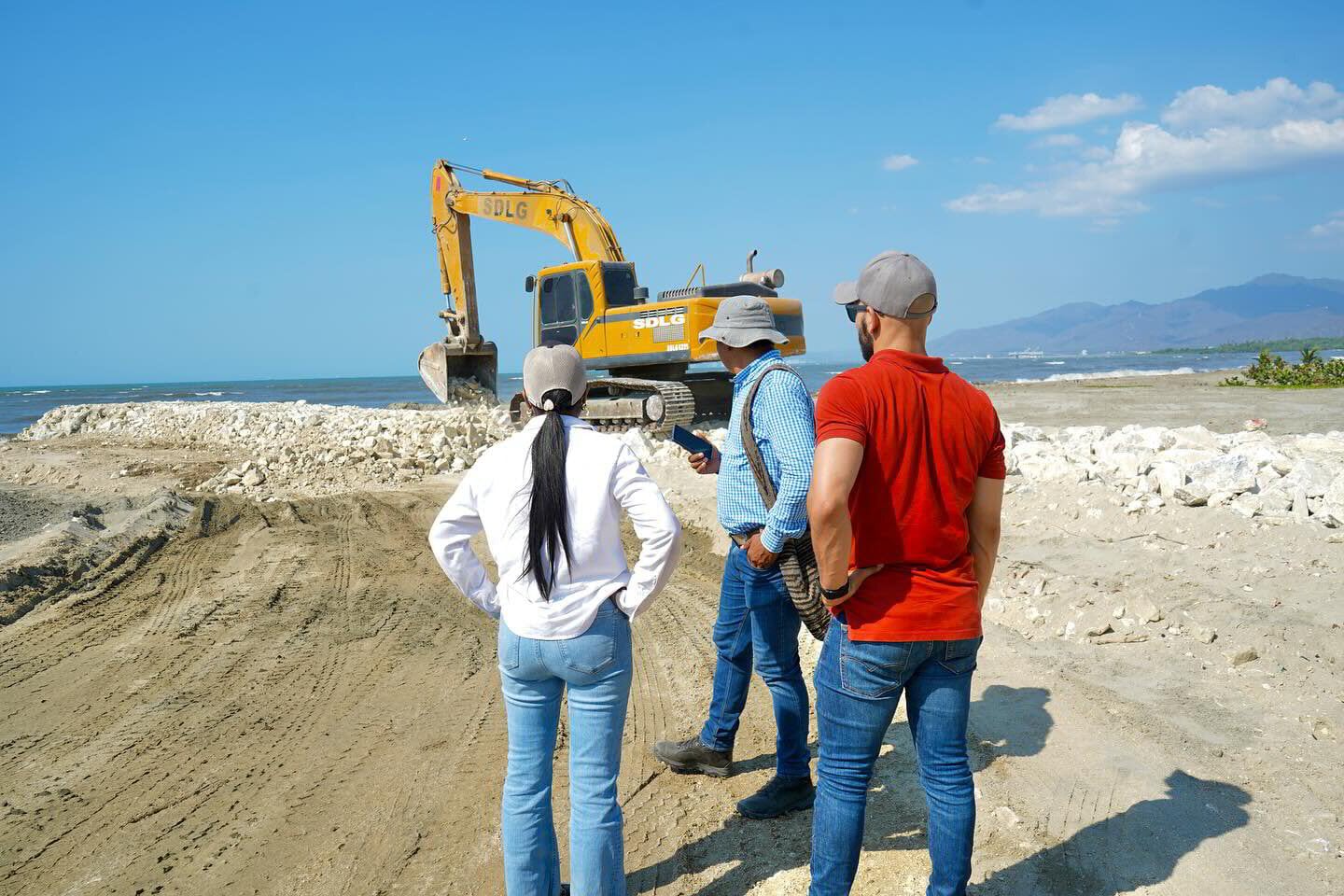 Delegación del DNP en obras de espolones en Ciénaga