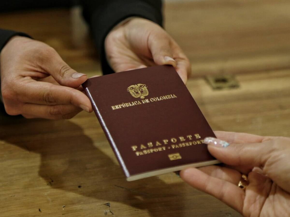 Este es el pico y cédula para diligenciar el pasaporte en marzo