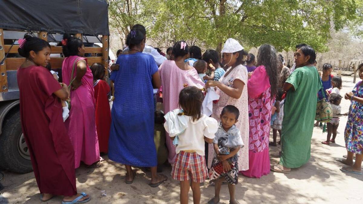 Recorrido de Caracol Radio por las zonas que aguantan sed. Fotos de Luis Enrique Rodríguez