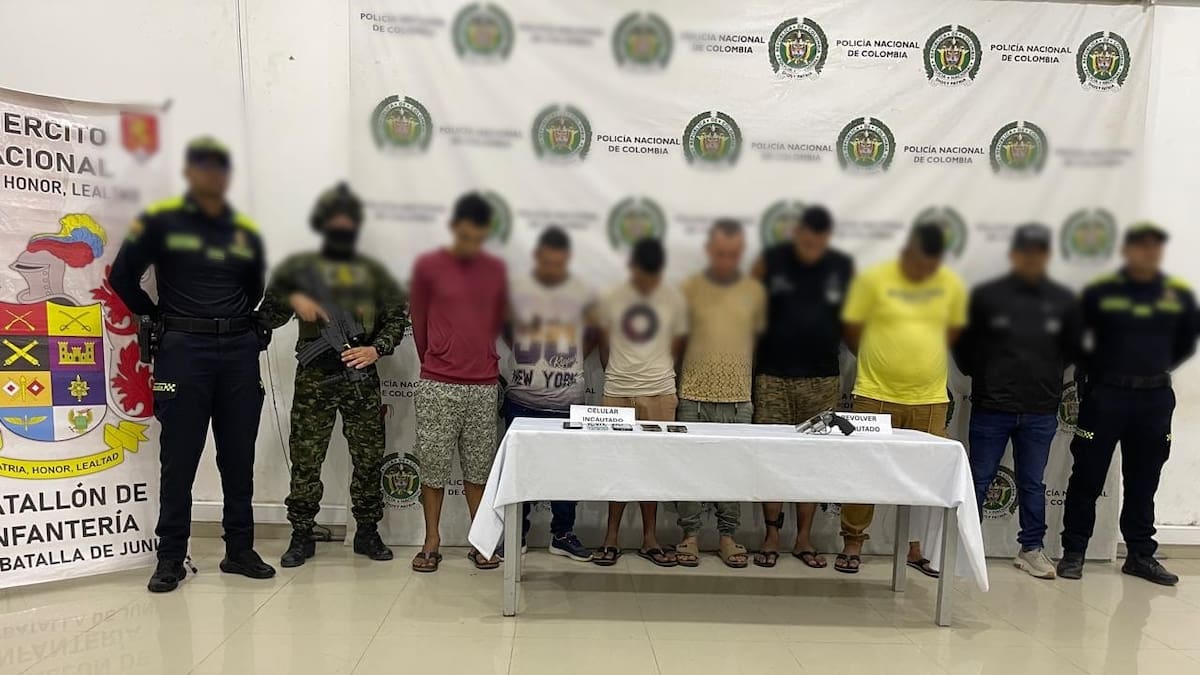 Capturan a 7 presuntos integrantes del Clan del Golfo: los investigan por 15 homicidios en Montería