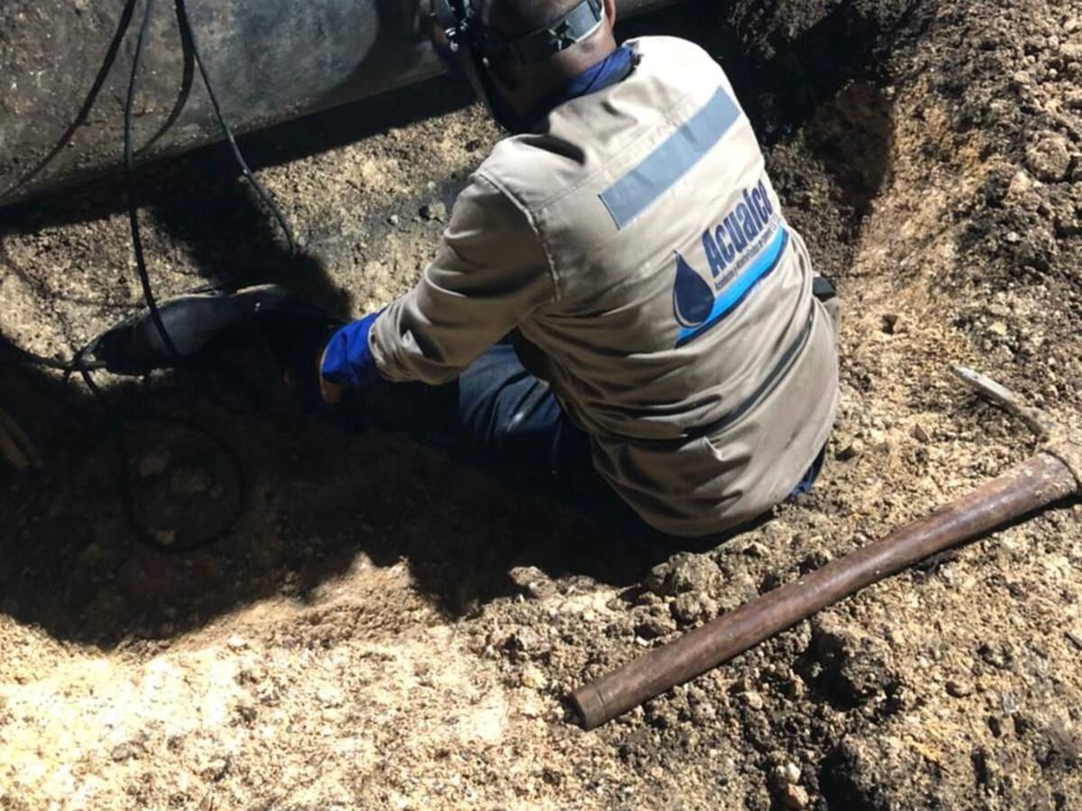 En tiempo récord culminó reparación del daño en acueducto de Turbaco