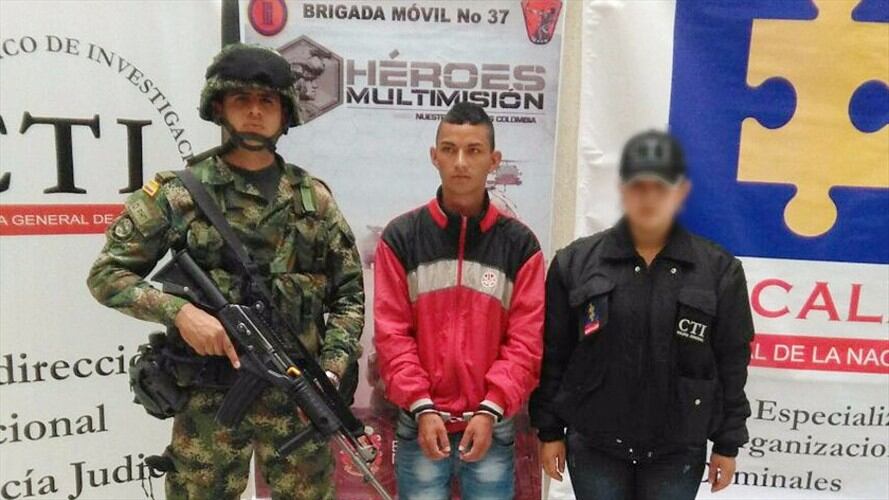 Carlos Manuel Hernández Muelas, alias El Zarco, delinquía especialmente en el municipio de El Tambo y se financiaba a través del narcotráfico. Foto: Ejército Nacional