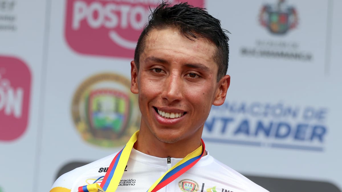 Egan Bernal, el nuevo campeón nacional élite de ciclismo de ruta