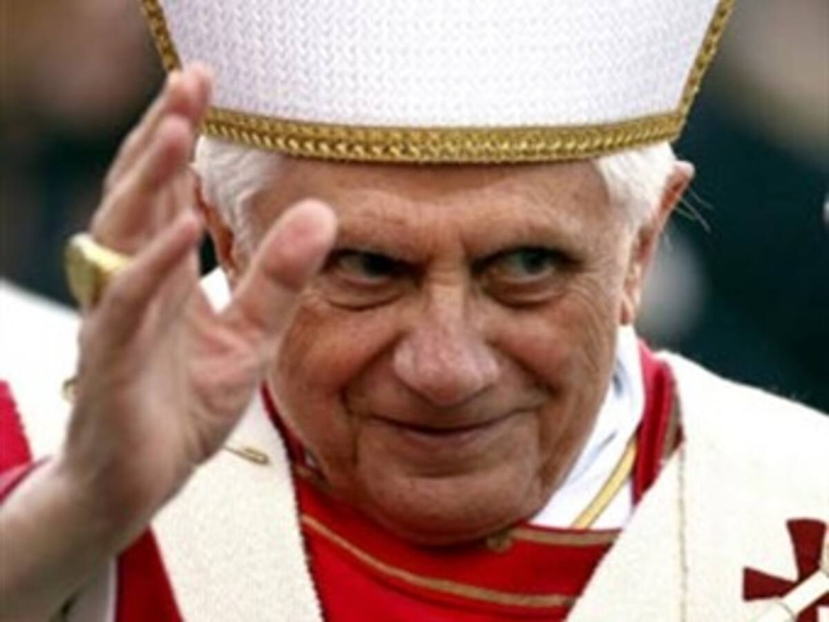 Papa Benedicto XVI espera que el perdón y la reconciliación guíen el diálogo con las Farc