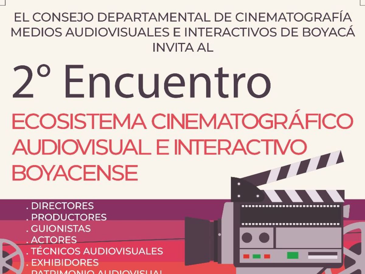 Semana histórica para el cine en Boyacá: debate y encuentro clave para el sector