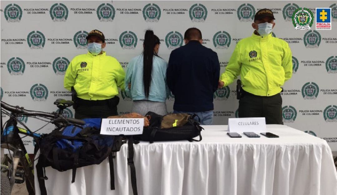 Capturados por robo de armas