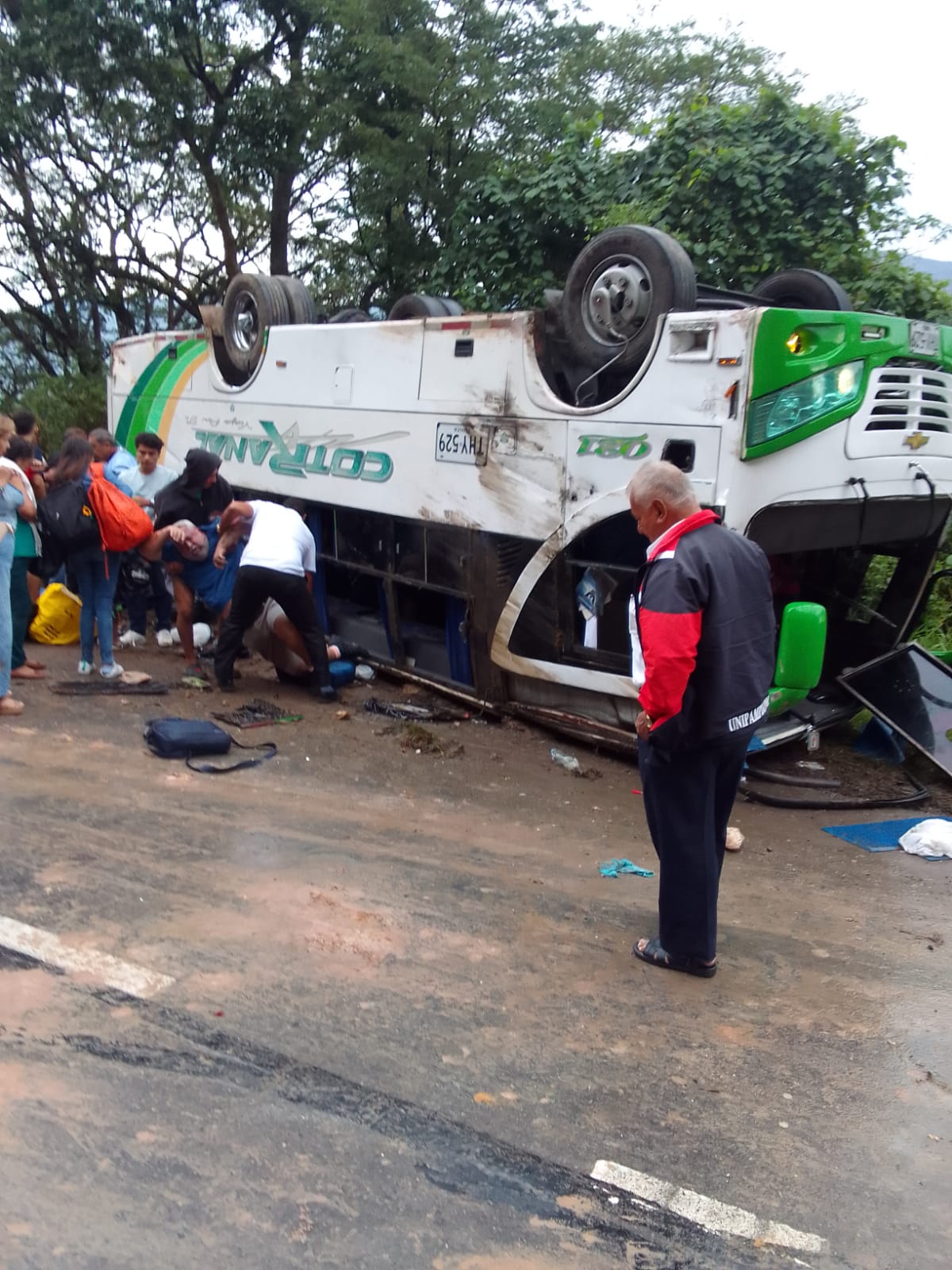Accidente vía Chinacota-Cúcuta