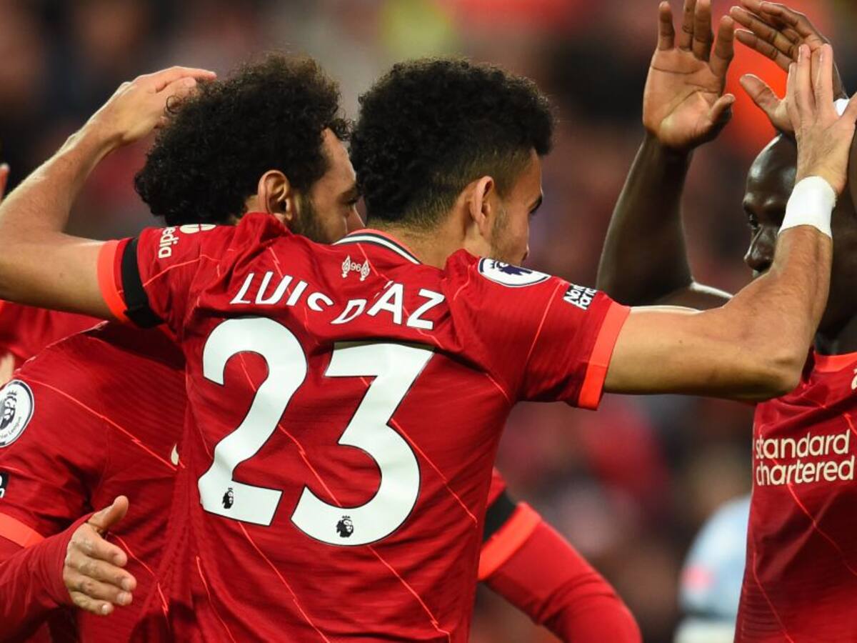 Klopp celebra su tridente: Díaz, Mané y Salah con goles y asistencias
