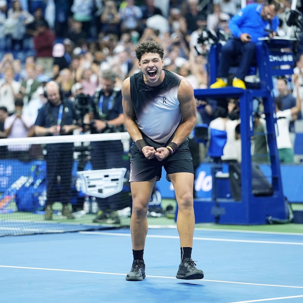 Ben Shelton despidió a Carlos Alcaraz del US Open, tras un auténtico partidazo