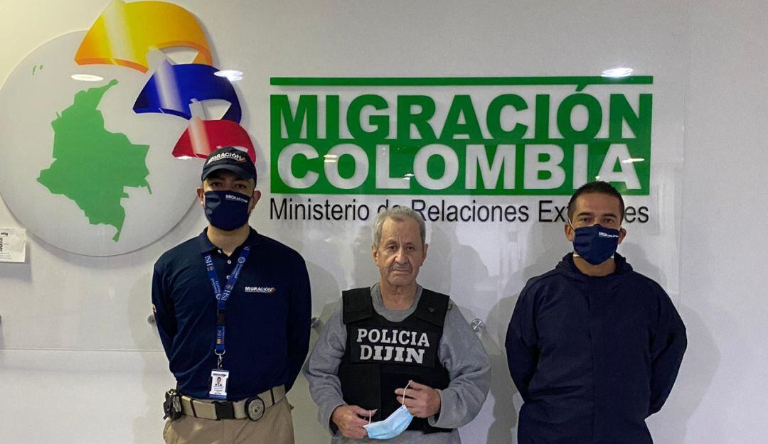 Hernán Giraldo Serna, alias 'El señor de la Sierra', exjefe paramilitar deportado a Colombia