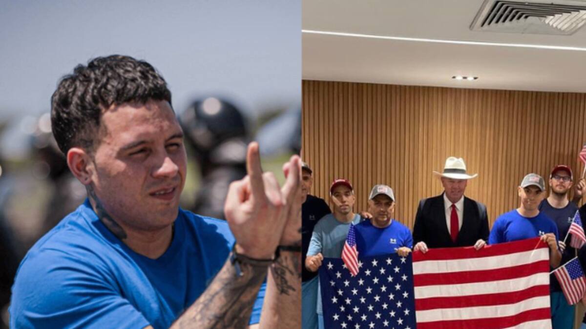 Venezolanos detenidos en cárcel de El Salvador son liberados a cambio de presos políticos de EE.UU.