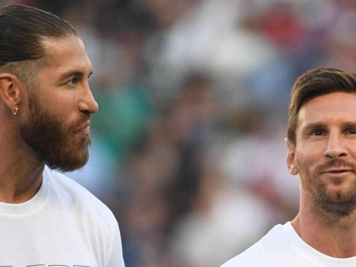 Lionel Messi reveló cómo fue encontrarse con Ramos en el camerino del PSG