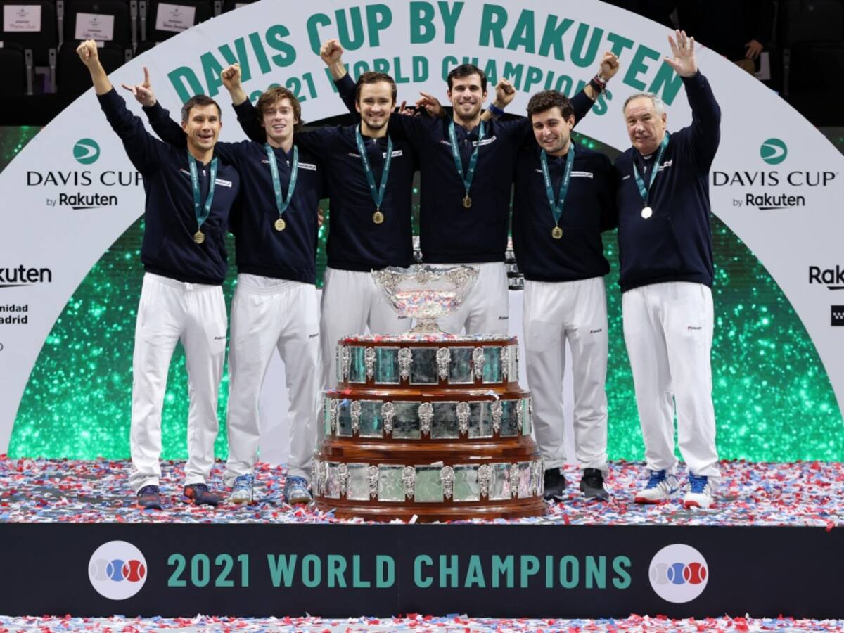 Rublev y Medvedev guían a Rusia a su tercera Copa Davis ante Croacia