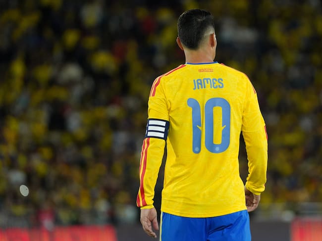 James Rodríguez de la Selección Colombia. Foto: Getty Images.