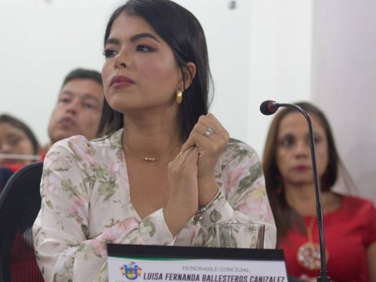La crítica de la concejal Luisa Ballesteros al alcalde de Bucaramanga