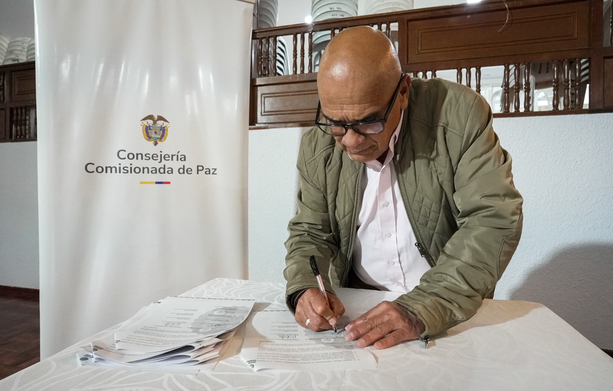 Carlos Erazo, negociador del Gobierno en los diálogos de paz con Comuneros del Sur.