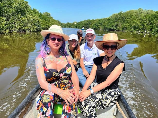 Brigitte Baptiste y EPA Cartagena revisan proyectos para la Ciénaga de la Virgen