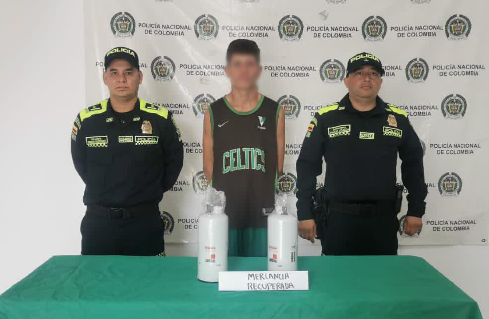 2 filtros de combustible para ACPM, avalados en más de 400 mil pesos.