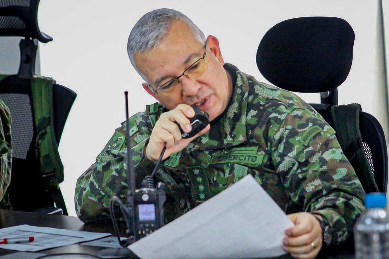 General Luis Emilio Cardozo, comandante del Ejército.