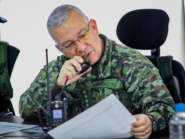 General Luis Emilio Cardozo, comandante del Ejército.