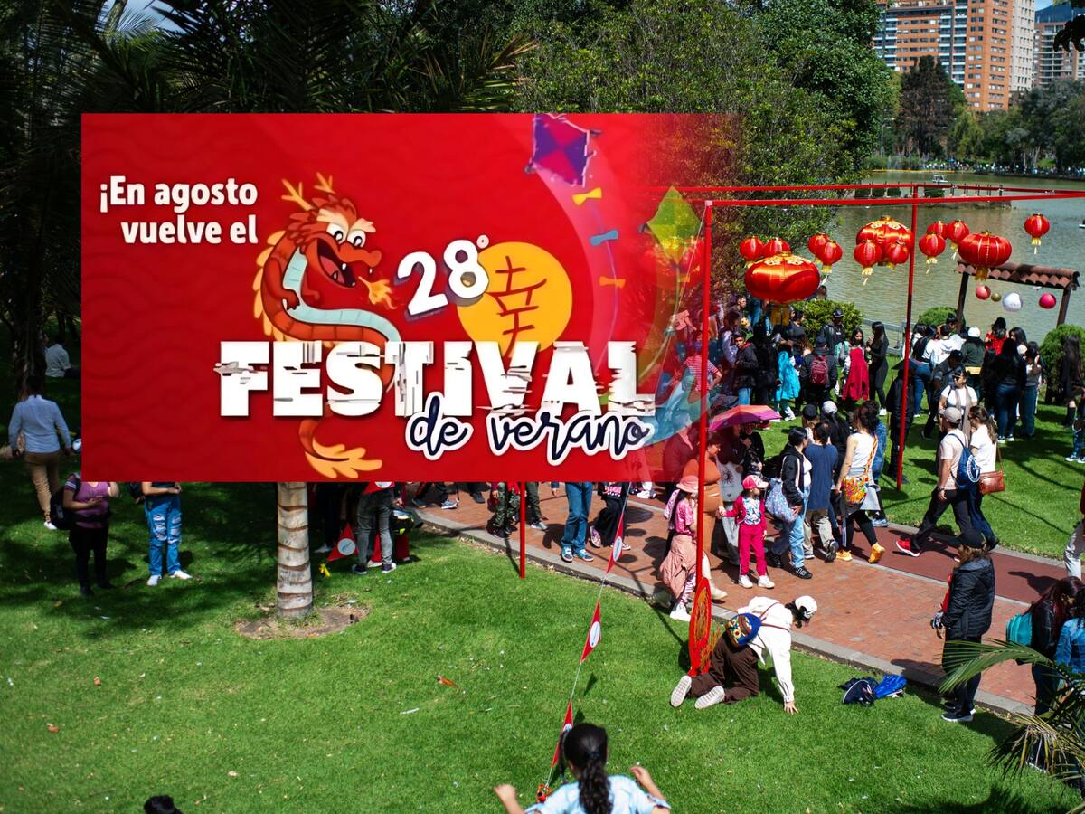 Programación Festival de Verano 2025 Bogotá: conciertos gratis, cultura china, deportes y cometas